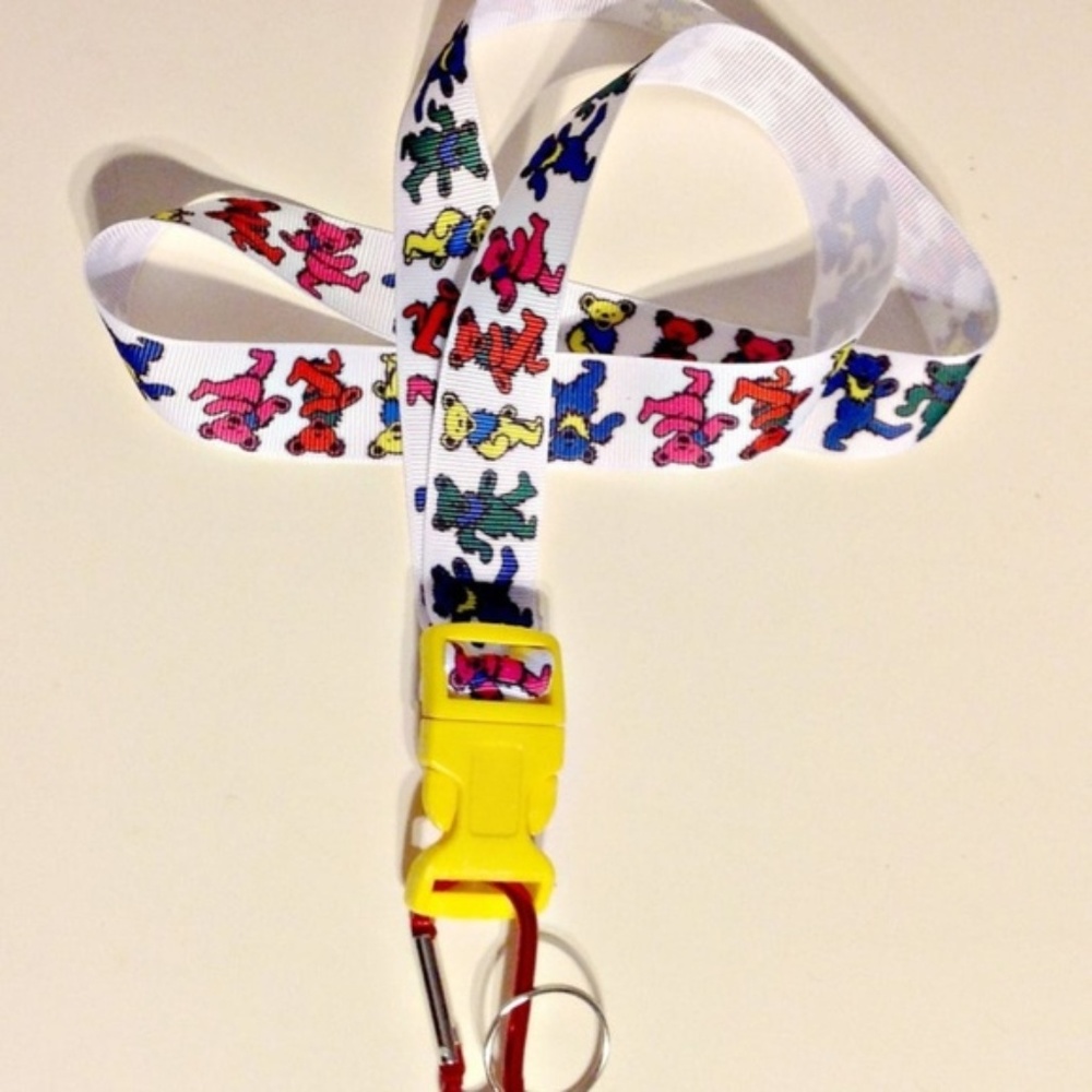 Cute Rainbow Bears Lanyard